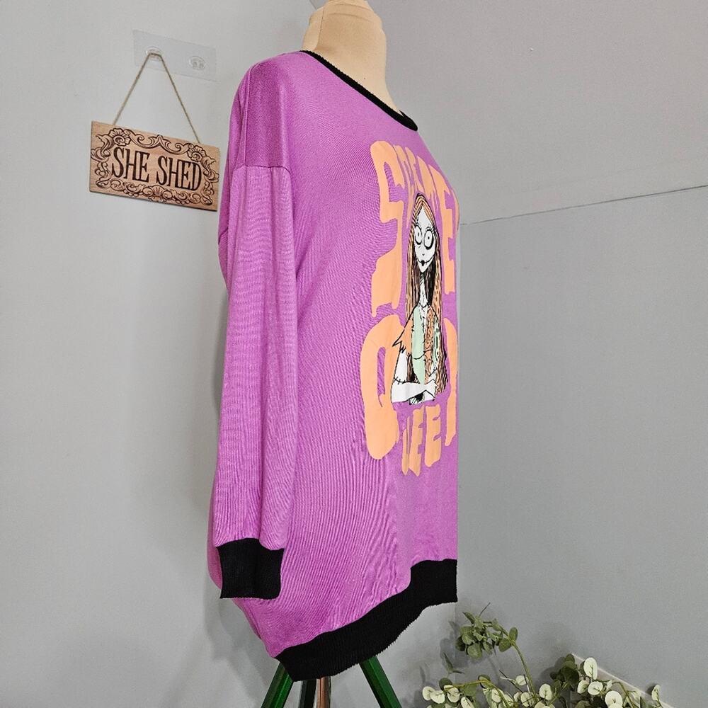 Disney Nightmare Before Christmas Scream Queen Sleepshirt Sleepwear Gown Medium - Picture 3 of 16